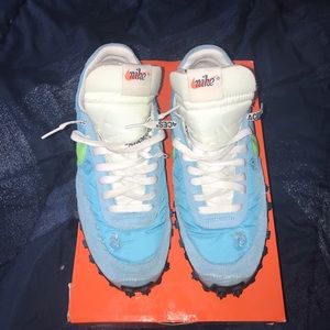Nike Off-White Vivid Blue Waffle Racers